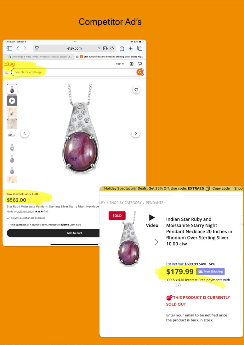 Indian Star Ruby Pendant Necklace