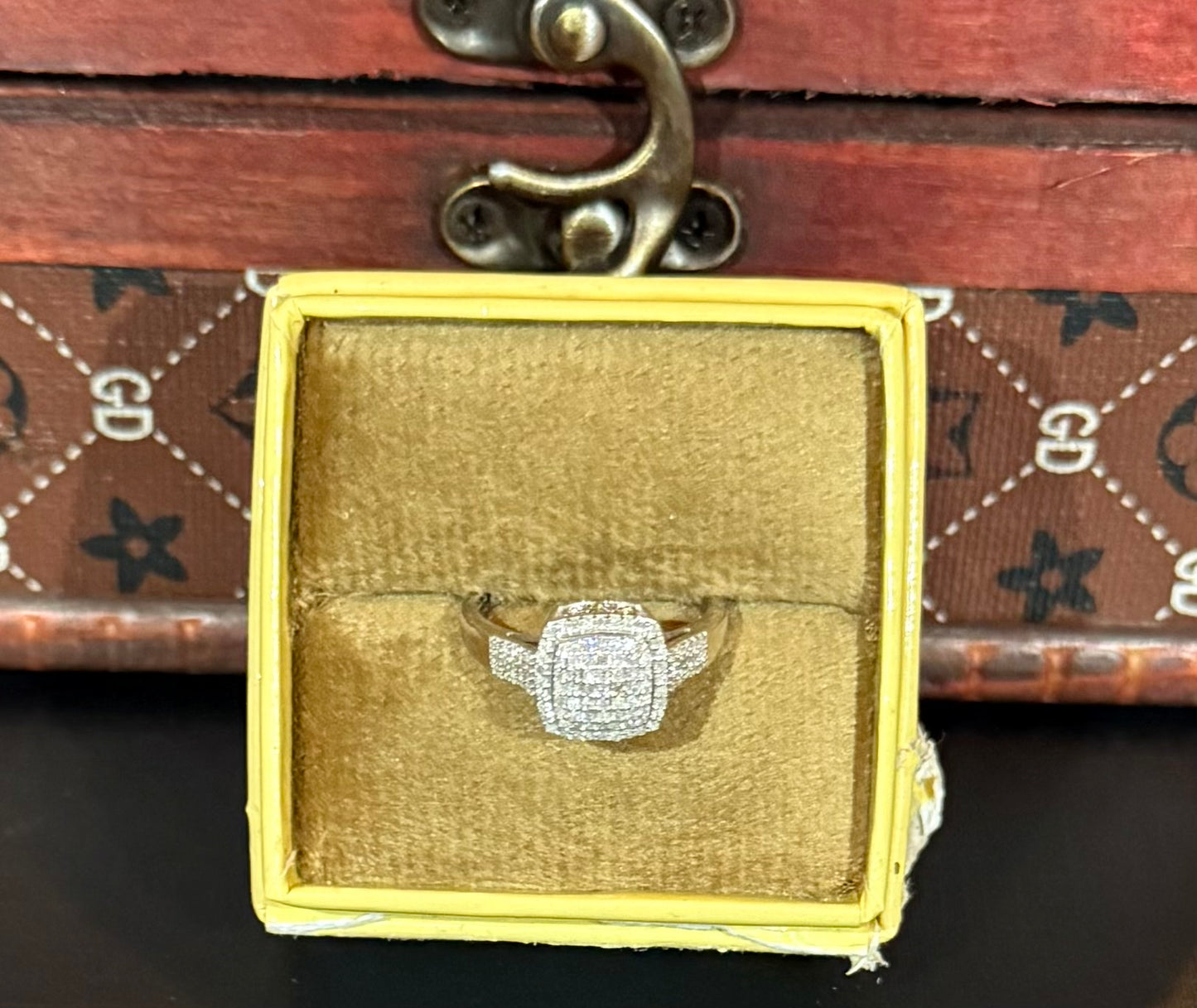 Natural Diamond, ctw: .500, Size 9 Ring